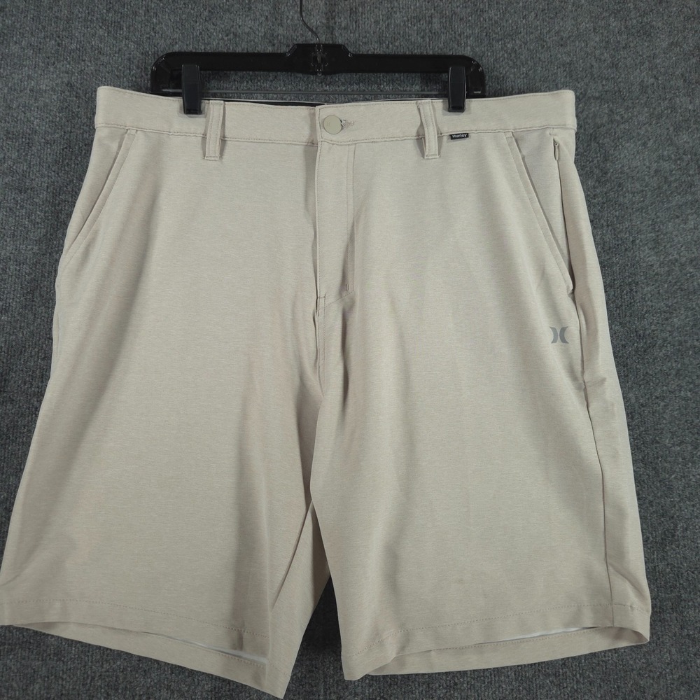Hurley Men's 38 Beige Hybrid Spacedye Chino Walk Shorts HMS24-08577